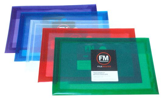 FM DOCUMENT WALLET PLASTIC PP BLACK